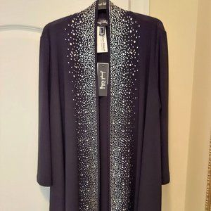Joseph Ribkoff embellished swing jacket